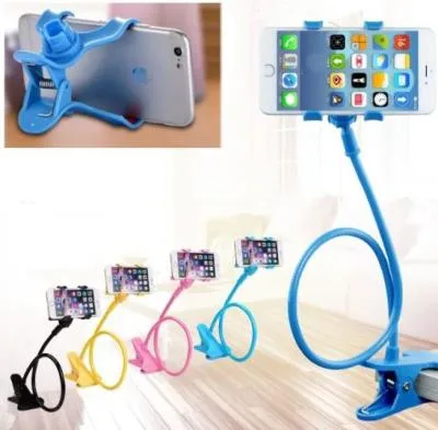 Lazy Pod Mobile Phone Holder with Clip (Random Color) Keimav